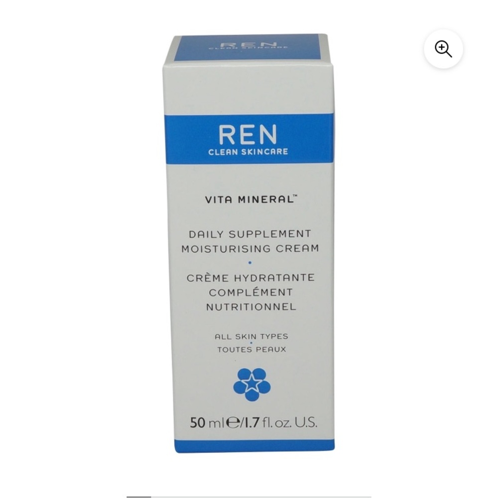 REN Skincare Vita Mineral Daily Supplement Moisturising cream 1.7 fl oz NEW - Picture 1 of 3